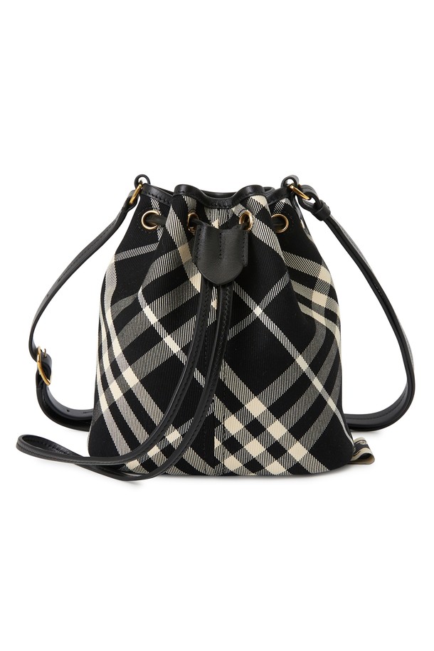 BURBERRY - 숄더백 - 버버리 체크 여성 버킷백 MN DRAWSTRING BUCKET 8095057