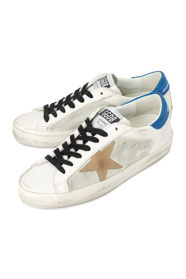 GOLDEN GOOSE  - 스니커즈 - 골든구스 슈퍼스타 남성 스니커즈 GMF00103 F006223 82720