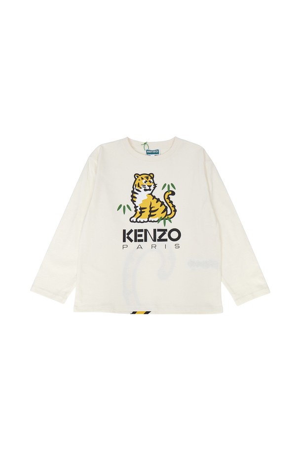 KENZO - 키즈상의 - 겐조키즈 긴팔티셔츠 K60740 121 6A12A (성인착용가능)