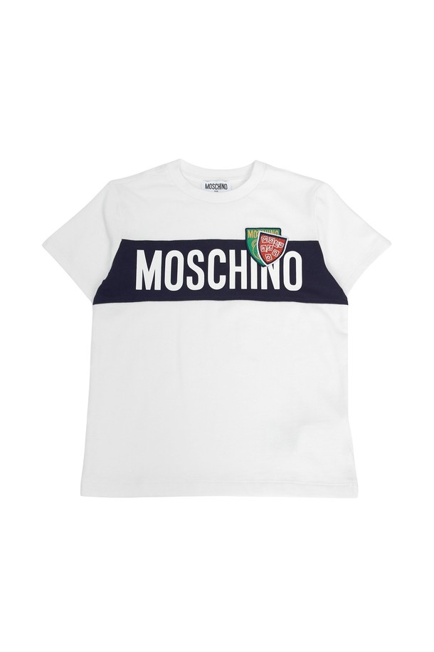 MOSCHINO - 키즈상의 - 모스키노키즈 반팔티셔츠 HUM04T LAA20 10063 (성인착용가능)