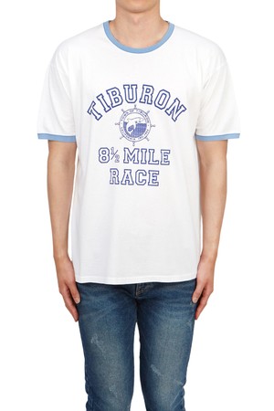 와일드동키 남성 반팔티셔츠 T TIBURON LIGHT WASHED WHITE ROYAL M