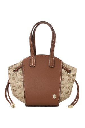 헬렌카민스키 여성 토트백 BAG51682 JACQUARD LATTE CUOIO