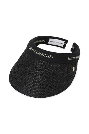 헬렌카민스키 비앙카 여성 바이저 HAT50265 CHARCOAL BLACK LOGO