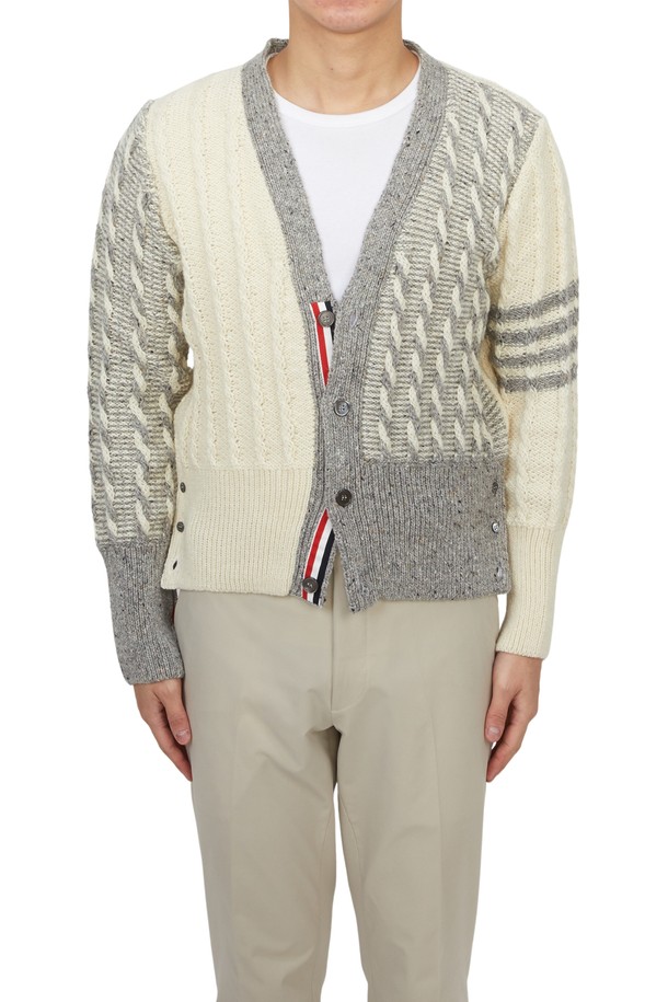 THOM BROWNE - 가디건 - 톰브라운 남성 가디건 MKC486F Y1506 100