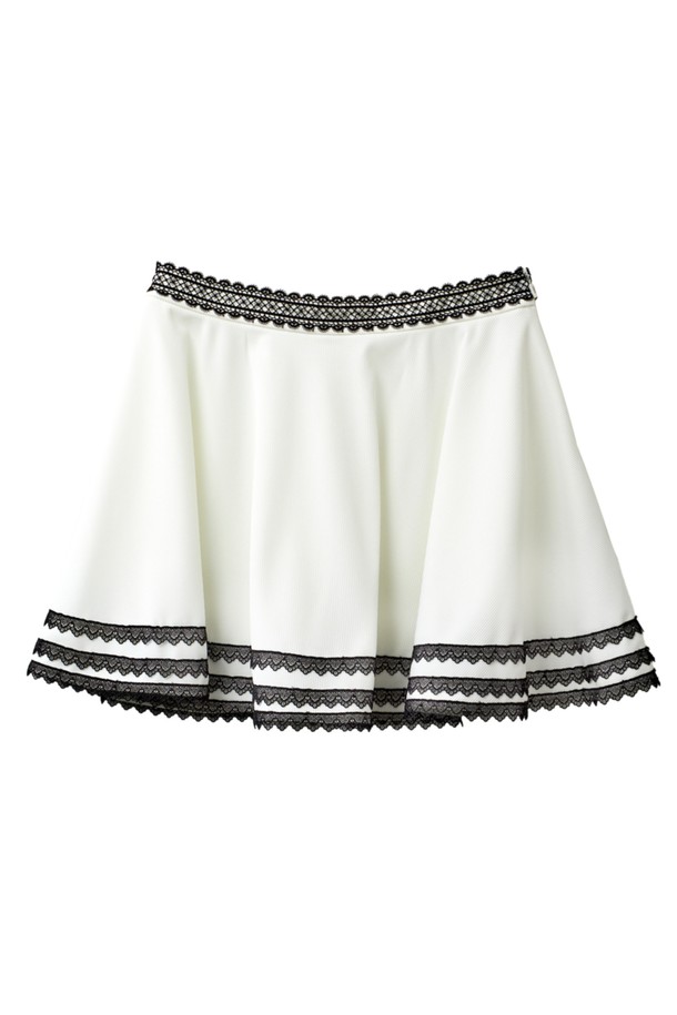 Speckled Knit Asymmetrical Flare Skirt – Tibi Official