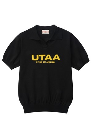 UTAA Putt Logo Knit PK T-Shirts : Women`s (UC2KTF259)_UTAA