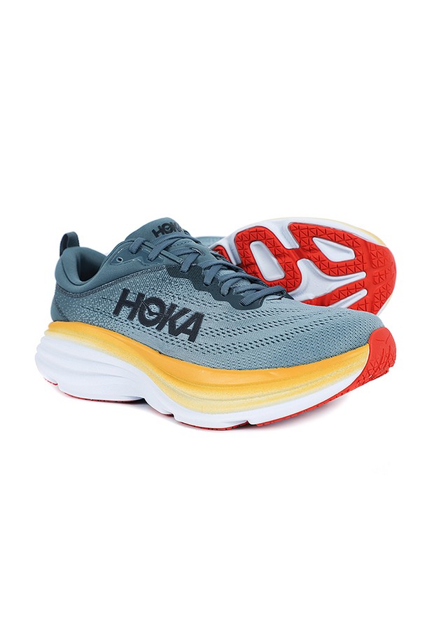 HOKA - 워킹/런닝 슈즈 - 호카오네오네 런닝화 운동화 M 본디 8 WIDE (1127953-GBMS)