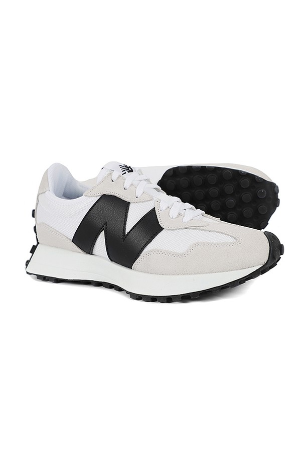 NEW BALANCE - 슈즈 / 백 - 뉴발란스 운동화 스니커즈 327 화이트 블랙 (MS327CWB)