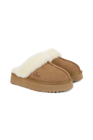 오즈어그웨어 UGG 양털 슬리퍼 플랫폼 (OUW157-CHESTNUT)