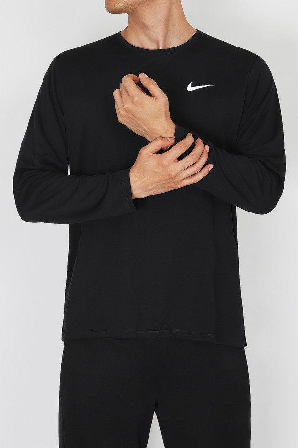 NIKE - 긴팔티셔츠 - 나이키 긴팔티 DRI-FIT UV 마일러 러닝 탑 (FB7071-010)