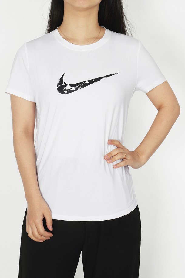 NIKE - 반팔티셔츠 - 나이키 W 반팔티 원 스우시 DRI-FIT SS 러닝 탑 (FN2619-100)