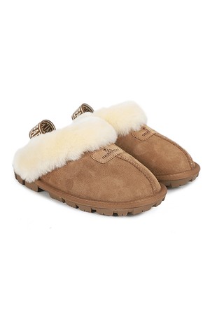 오즈어그웨어 양털 슬리퍼 UGG 코케트 백스트랩 (OUW111EB-CHESTNUT)