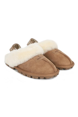 오즈어그웨어 키즈 양털 슬리퍼 UGG 코케트 백스트랩 (OUW139EB-CHESTNUT)