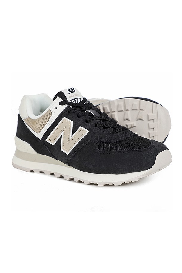 NEW BALANCE - 워킹/런닝 슈즈 - 뉴발란스 574 운동화 블랙 (WL574DK2)