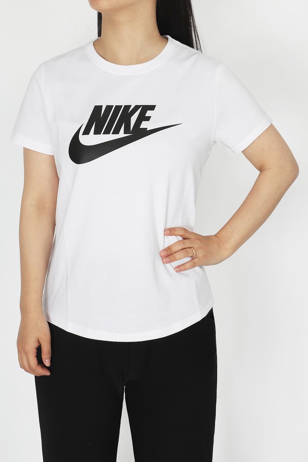 NIKE - 반팔티셔츠 - 나이키 반팔티 W 스포츠웨어 에센셜 로고 티셔츠 (DX7907-100)