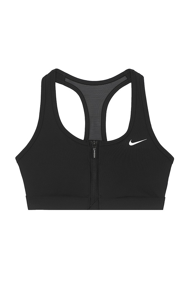 NIKE - 요가/필라테스웨어 - 나이키 W 패드 스포츠 브라 스우시 프런트 지퍼 DRI-FIT (FN2732-010)