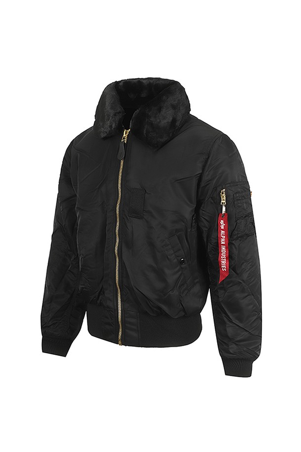 ALPHA INDUSTRIES - 다운/패딩 - 알파 인더스트리 B-15 항공 패딩점퍼 블랙 (MJB23010C1-001)