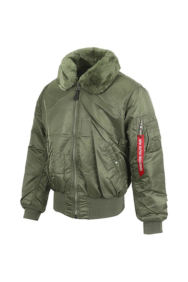 ALPHA INDUSTRIES - 다운/패딩 - 알파 인더스트리 B-15 항공 패딩점퍼 세이지 (MJB23010C1-310)