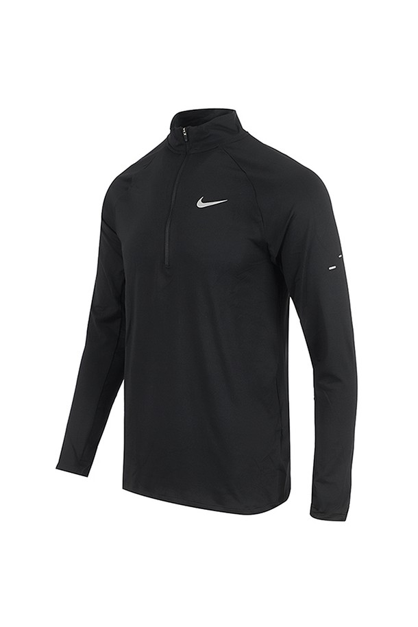 NIKE - 긴팔티셔츠 - 나이키 긴팔티 스트라이드 DRI-FIT 쿼터집 러닝 탑 (HV2181-010)