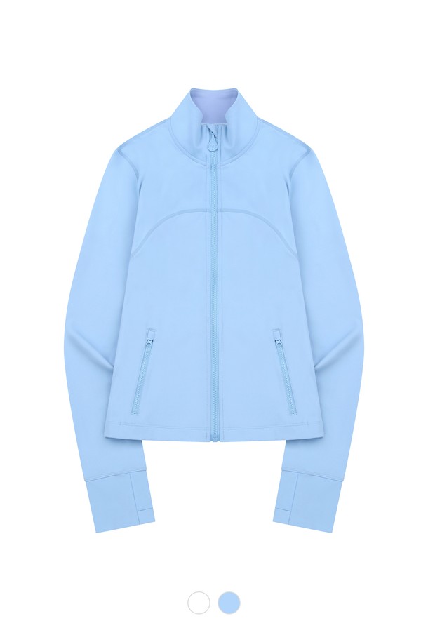 이 여성 운동복 핏 액티브 자켓은 스카이블루 컬러로, 러닝, 요가, 피트니스 등 다양한 활동에 적합합니다. 손가락 홀 디테일과 지퍼 캠 디자인이 돋보이며, 사계절 스트레치 기능성 원단으로 제작되어 움직임이 편안합니다. 슬림핏 디자인에 부드러운 촉감, 흡습·통기·신축성 기능까지 갖춰 스포티한 스타일을 완성합니다.