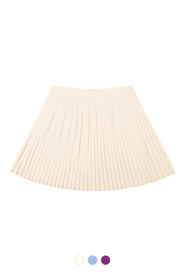 아이보리 컬러의 여성 플리츠 스커트로, 가볍고 부드러운 폴리에스테르와 스판덱스 혼방 소재로 제작되어 사계절 내내 편안하게 착용할 수 있습니다. 허리 부분의 와이드 밴드가 안정적인 착용감을 제공하며, 이너팬츠가 내장되어 활동성을 높였습니다. 캐주얼하고 미니멀한 스타일로, 동네 마실룩에 적합하며 포켓 디테일로 실용성을 더했습니다.
