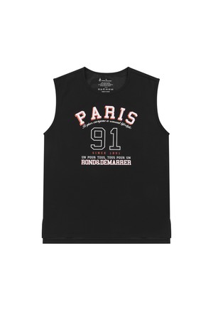 [남성] 스포츠 기능성 아트웍 우븐 메쉬 슬리브리스 (PARIS ver.)