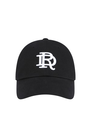 [남녀공용] RD 심볼 로고 코튼 볼캡 (블랙)_BLACK-a