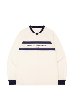 [남녀공용] 스트라이프 메쉬 롱 슬리브