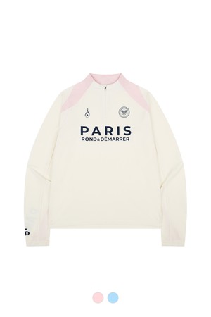 [남녀공용] PARIS 블록 코어 하이넥 롱 슬리브