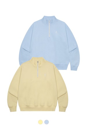 [남성] 하프 하이넥집업 스웻셔츠_YELLOW-a