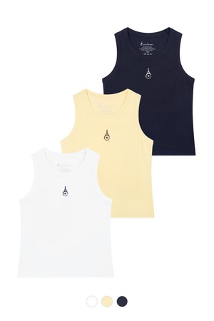 [여성] 베이직 슬림핏 골지 슬리브리스