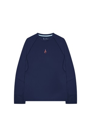 [남성] 라운드넥 컴프레이션 롱슬리브_NAVY-a