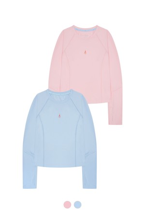 [여성] 래글런 메쉬 등판 기능성티셔츠_BLUE-a