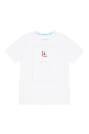 [남녀공용] 시그니처 코트 심볼 반팔티셔츠_WHITE-a
