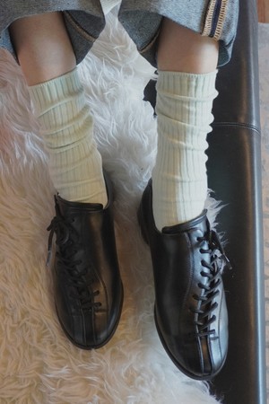 사이드 레이스업 로퍼 HA2635