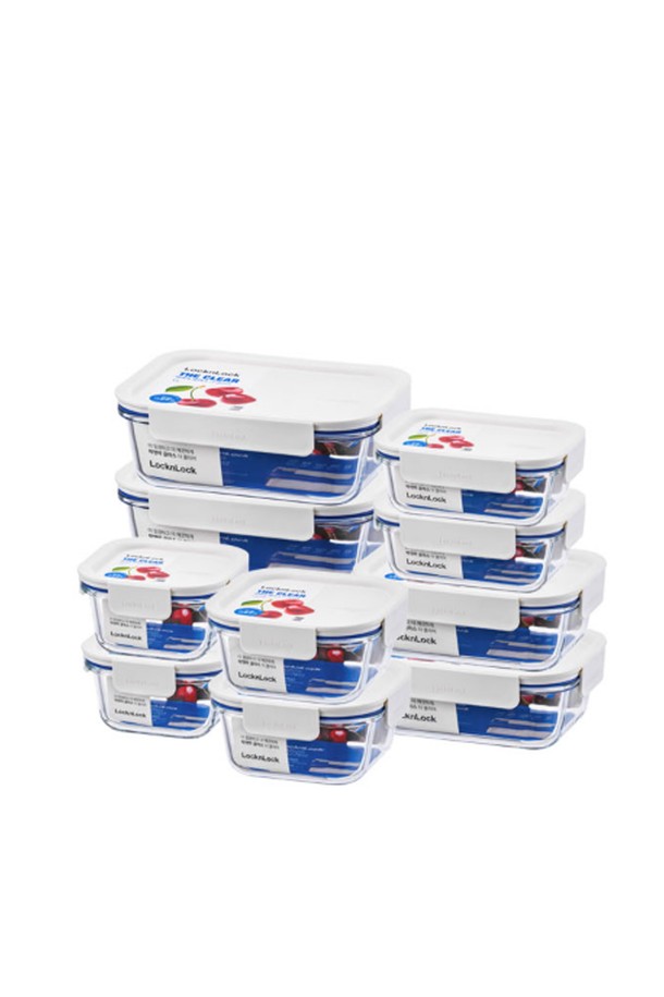 더 클리어 10P 세트 - 화이트 (LNG205WHTS10)는 식품 보관에 용이한 주방용품입니다. 플라스틱 소재로 제작되었으며, 밀폐 기능을 갖춰 내용물을 신선하게 보존합니다. 투명한 용기로 내용물을 쉽게 확인할 수 있으며, 화이트 색상으로 깔끔한 디자인을 자랑합니다. 10P 세트로 구성되어 다양한 식품을 효율적으로 보관할 수 있는 실용적인 제품입니다.

