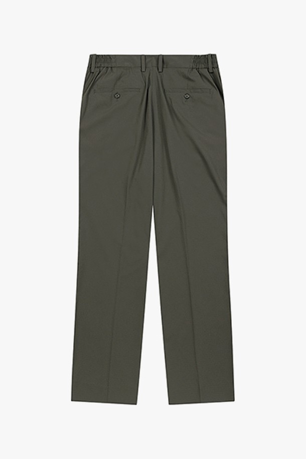 [여름] GBS16206 카키 루즈핏 노턱 사이드 밴딩 팬츠는 시원한 여름을 위한 완벽한 선택입니다. 폴리에스터와 폴리우레탄 혼방의 고시감 있는 원단으로 제작되어 편안한 착용감을 선사합니다. 여행룩, 휴가룩에 어울리는 캐주얼, 미니멀, 클래식 스타일의 긴바지로, 루즈핏 디자인과 사이드 밴딩으로 활동성을 높였습니다. 카키 컬러와 변형 조직 패턴이 돋보이며, 하든 후크 여밈과 사이드 주머니 디테일로 실용성을 더했습니다. 
