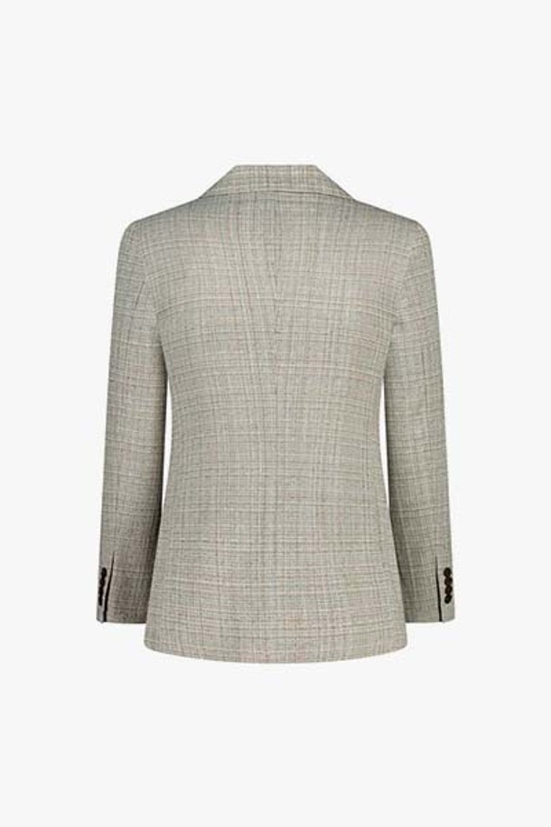 LKS24317 베이지 레귤러핏 노치트 라펠 투버튼 체크 싱글자켓은 면, 폴리에스터, 트리아세테이트, 폴리우레탄 혼방 소재로 제작되어 봄, 가을에 착용하기 좋은 클래식한 스타일의 싱글자켓입니다. 베이지 색상의 체크 패턴과 레귤러핏, 노치드 라펠 디자인이 특징이며, 투버튼으로 여밈 방식입니다. 긴 소매 기장으로 제작되어 일상에서 편안하게 활용할 수 있습니다.
