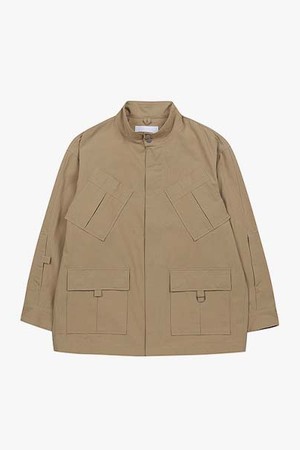 [리버클래시]LJM24104 베이지 코튼 립스탑 자켓