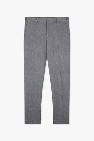 LJW23275 라이트 그레이 세미 슬림핏 노턱 슬랙스