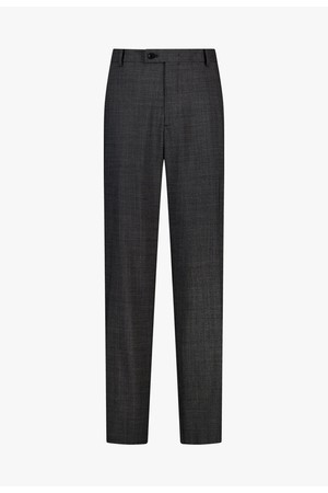 LKF13478 SMAL LINE 그레이 슬림핏 노턱 수트 팬츠