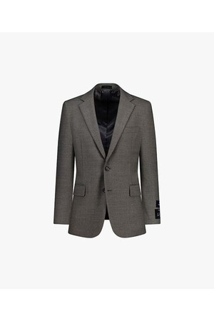 LKW11474 카키베이지 슬림핏 싱글 투버튼 노치트라펠 수트 자켓