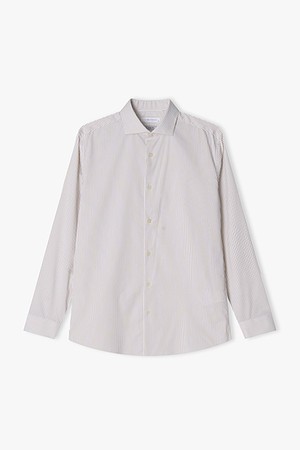 [25SS] LLS31595 베이지 슬림핏 레귤러 카라 비즈니스 셔츠