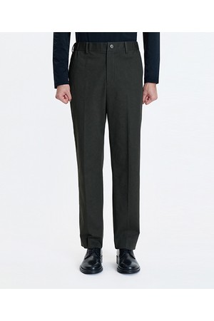 [25FW] LLF23603 다크그레이 테이퍼드핏 밴딩 팬츠