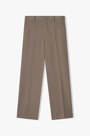 [25FW] LLF23622 멜란지베이지 세미와이드핏 히든밴딩 팬츠