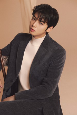 [25FW][차은우 PICK] LLW51683 아이보리 솔리드 하프 터틀넥 니트