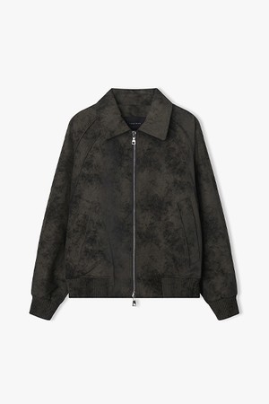 [25FW] LLF22651 다크카키 워시드 레더 점퍼