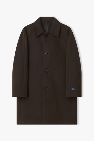 [25FW] LLW21642 브라운 캐시미어블랜드 비즈니스 맥코트