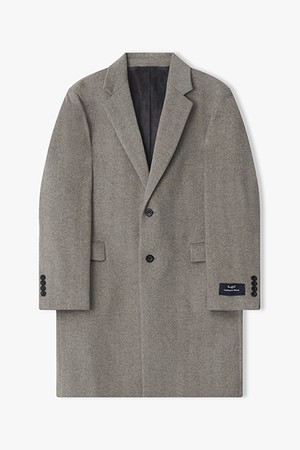 [25FW] LLW21603 베이지 캐시미어블랜드 싱글 체스터 코트