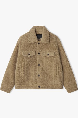 [25FW] LLW32601 베이지 부클 버튼업 자켓